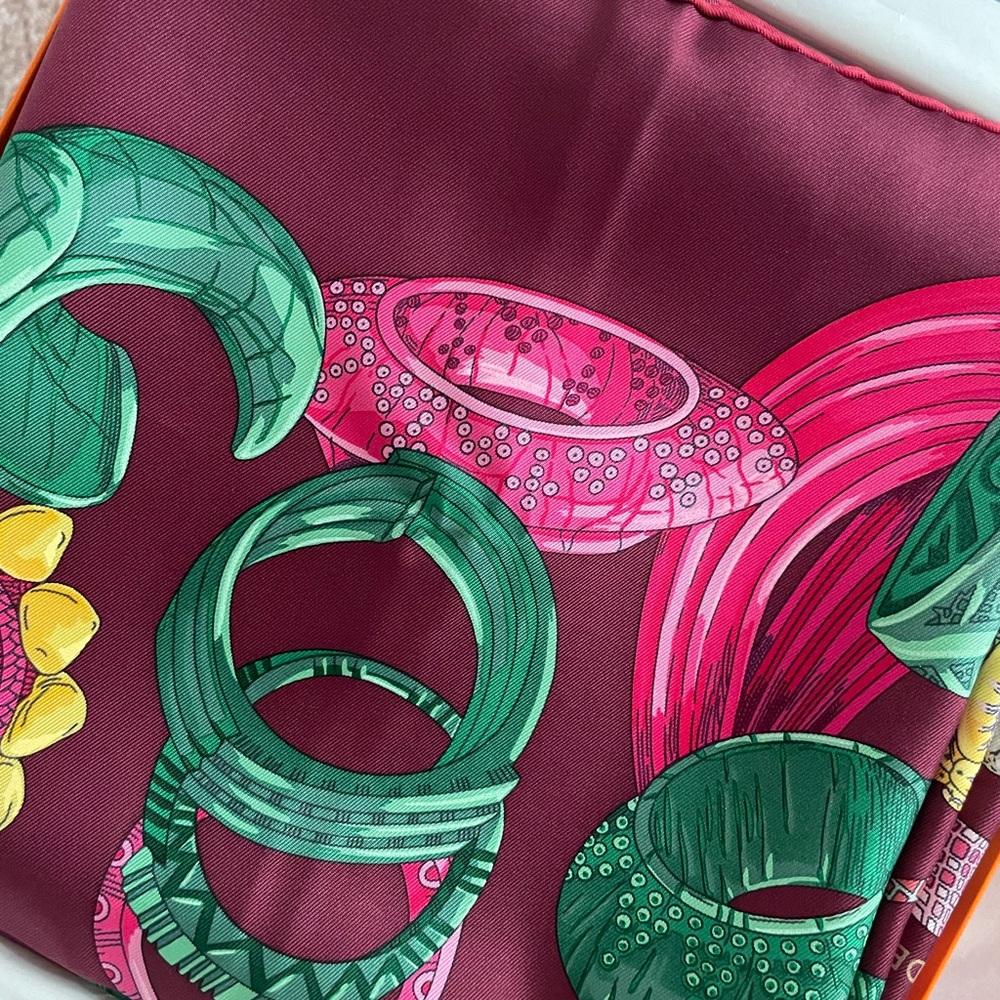 Hermes Bracelets de Lumière Silk Scarf